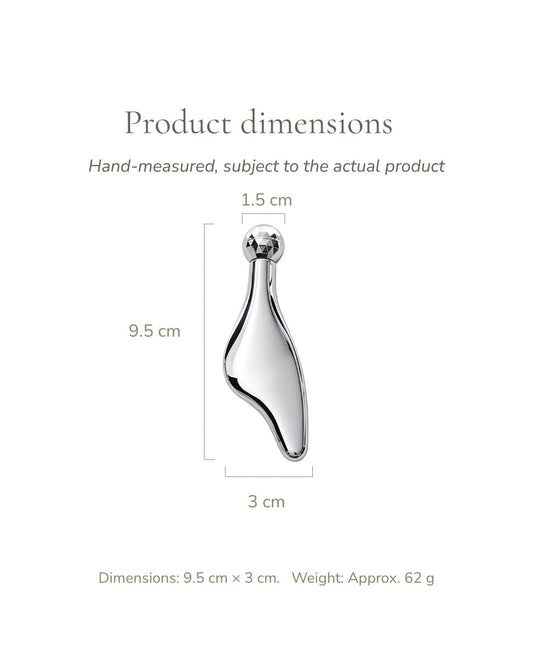 Stainless Steel Roller & Fishtail Gua Sha Tool