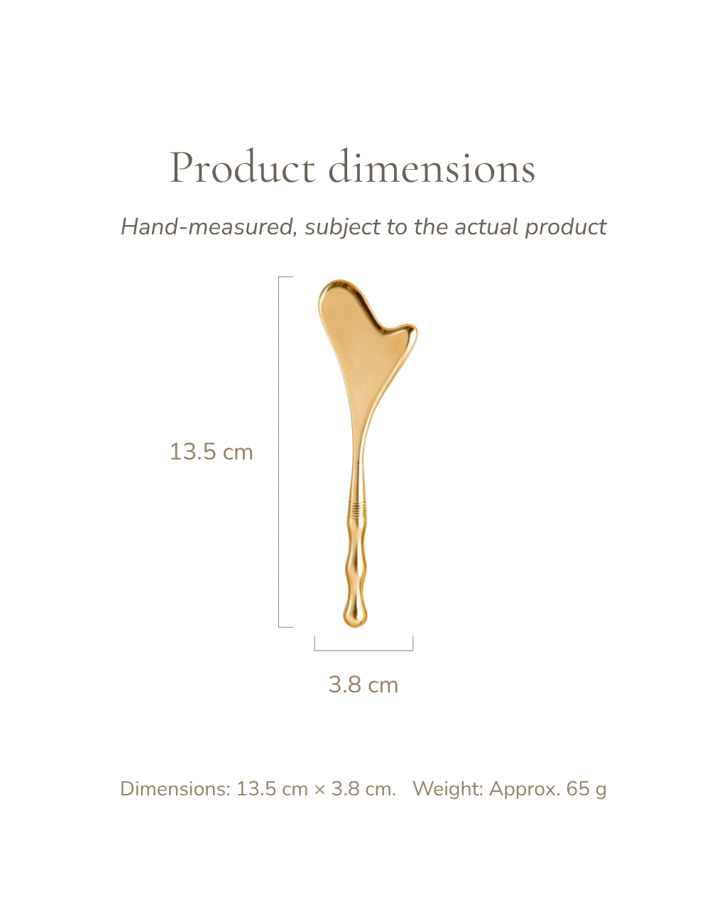 Massage Spoon - Brass, For Face & Acupoint Pressure