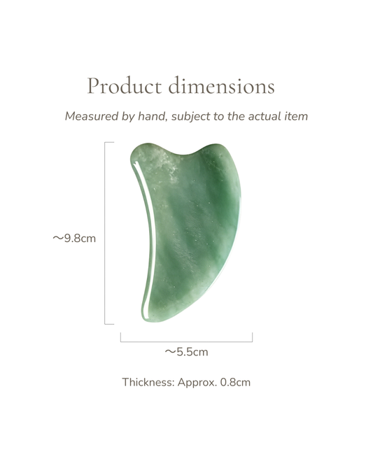 Large Jade Gua Sha Board - Green Aventurine