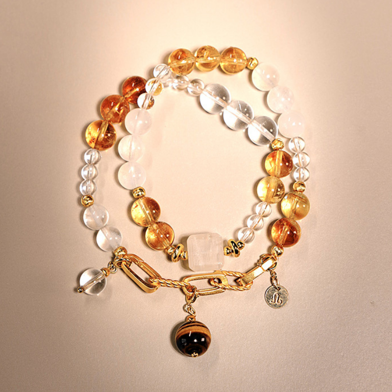 2026 Leo Double-Wrap Bracelet | Grounding Stone Tiger Eye