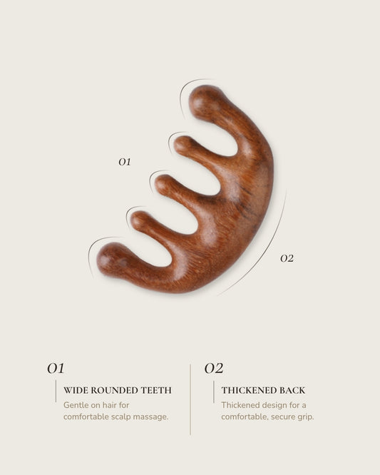 Five-Tooth Scalp Massage Comb