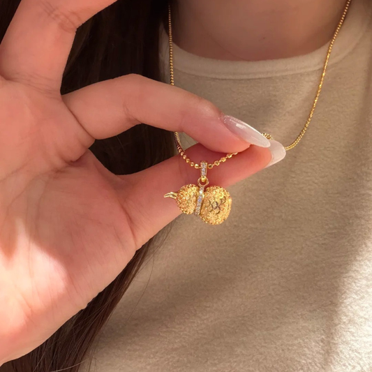 Gold-Plated 925 Silver|Phoenix Scale Gourd Pendant - Imperial Amulet of Protection, Renewal & Blessings
