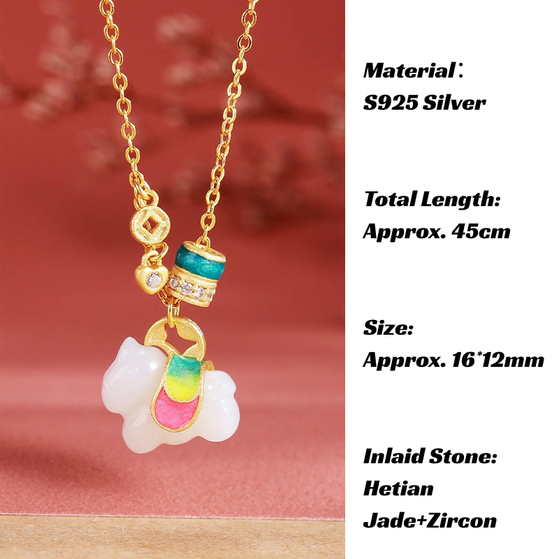 Necklace|2026 Horse Zodiac Silver Pendant for Protection & Luck