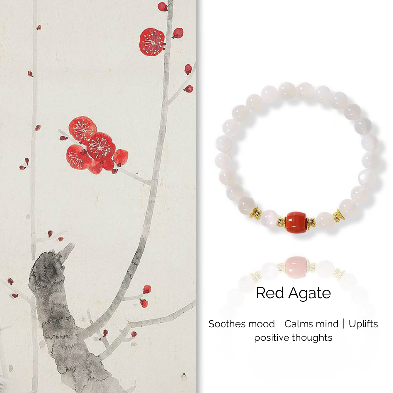 Bracelet | Wrist Galaxy – Cinnabar Mole for Gentle Wishes & Inner Calm