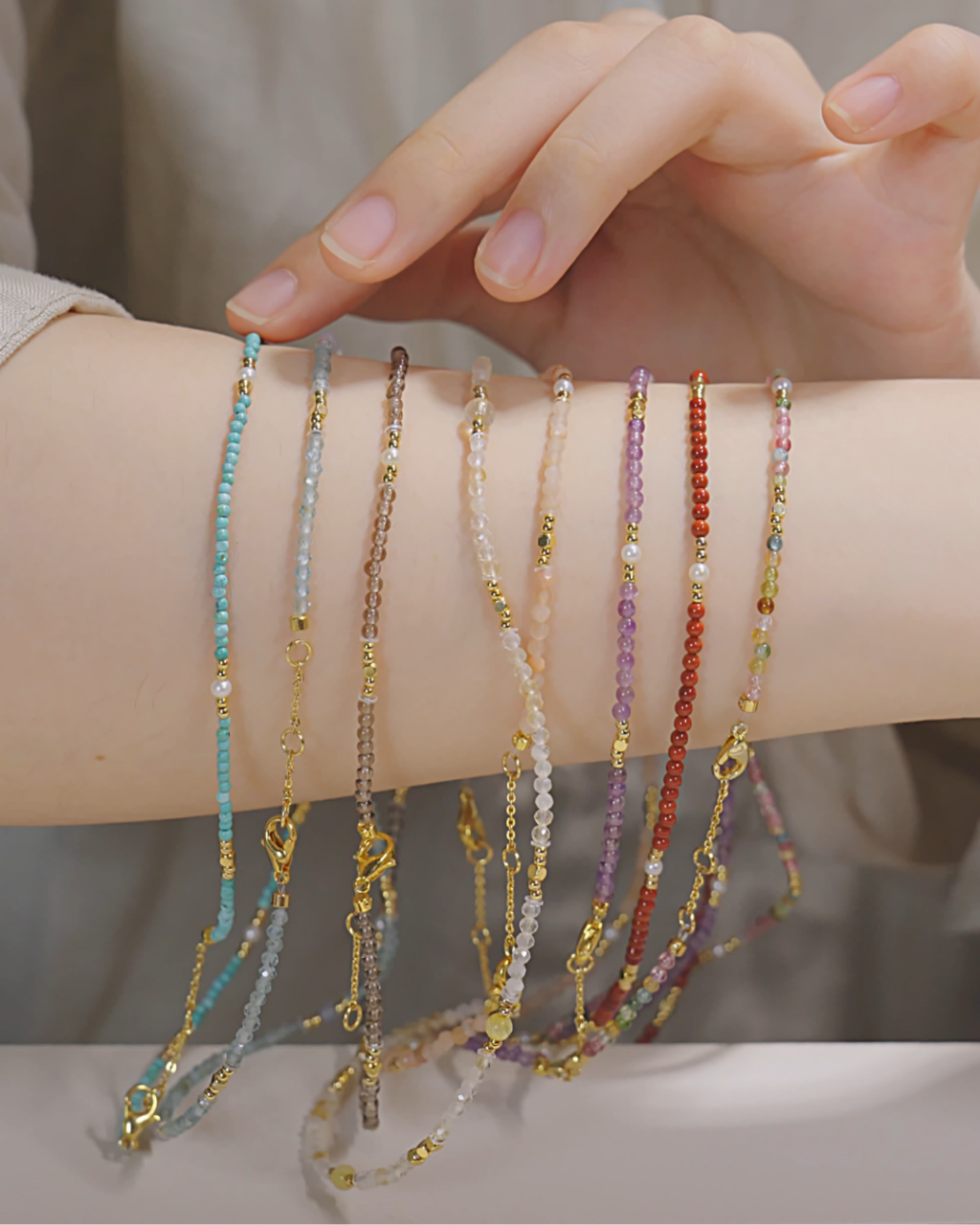 Full Circle Series, Turquoise Bracelet, Ease Your Stress
