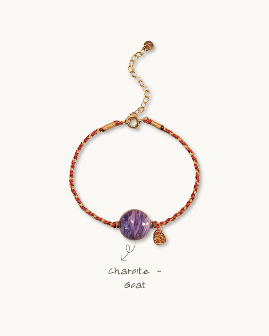 Chinese Zodiac Goat Bracelet, Bless Your 2026
