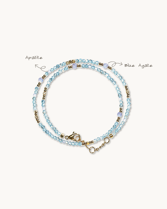 Full Circle Series, Apatite Bracelet, Find Your Voice