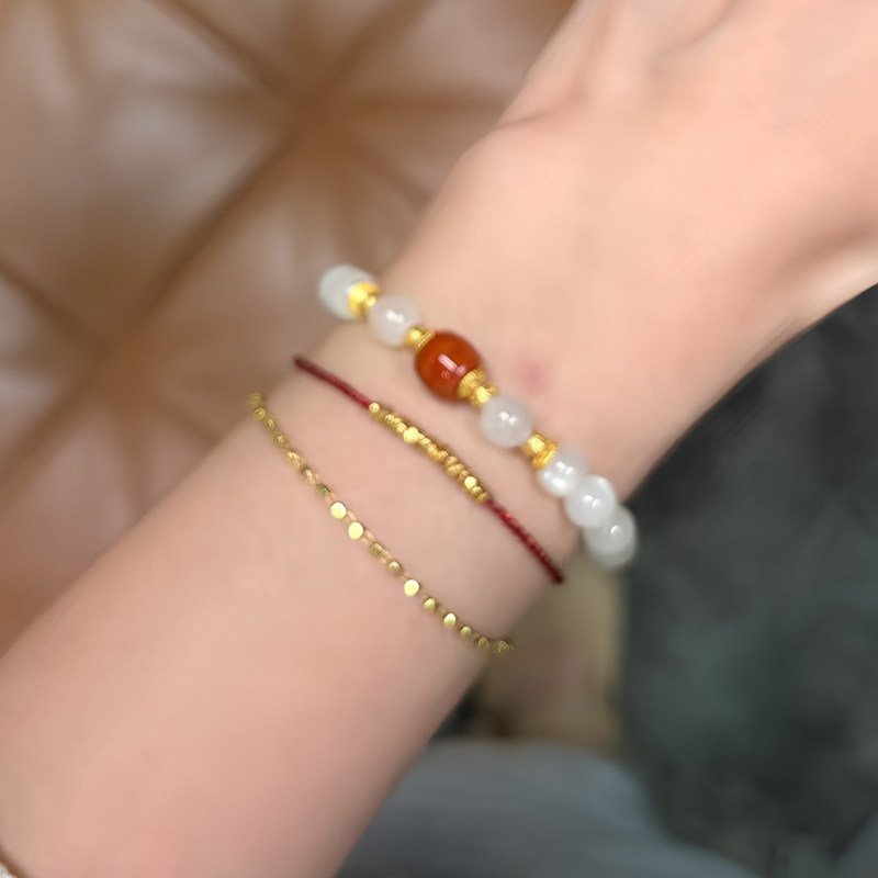 Bracelet | Five Elements Cord – Red for Fortune —— Protection & Power for Fire Element