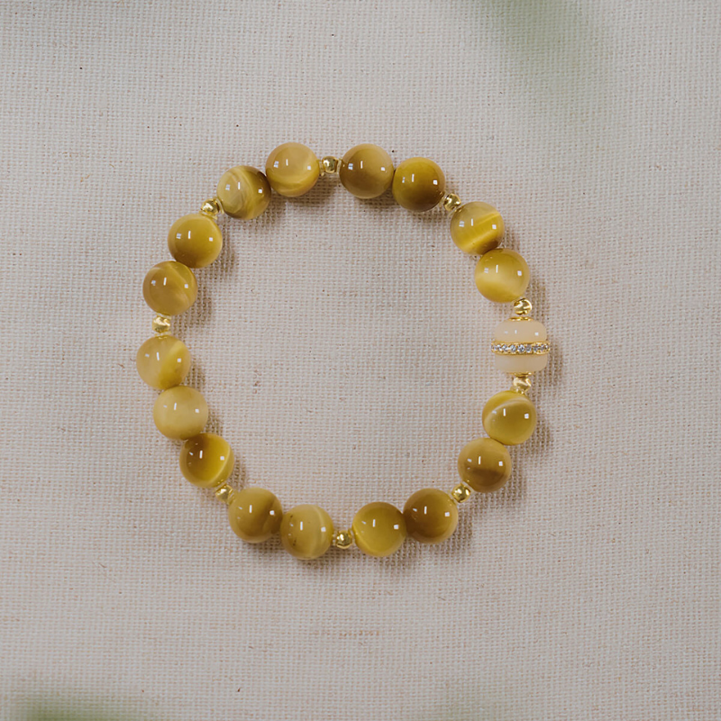 Bracelet | Wrist Galaxy – Golden Tiger Eye for Confidence & Career Wealth