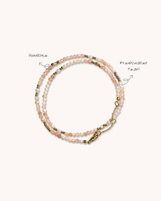 Full Circle Series, Sunstone Bracelet, Brighten Your Day