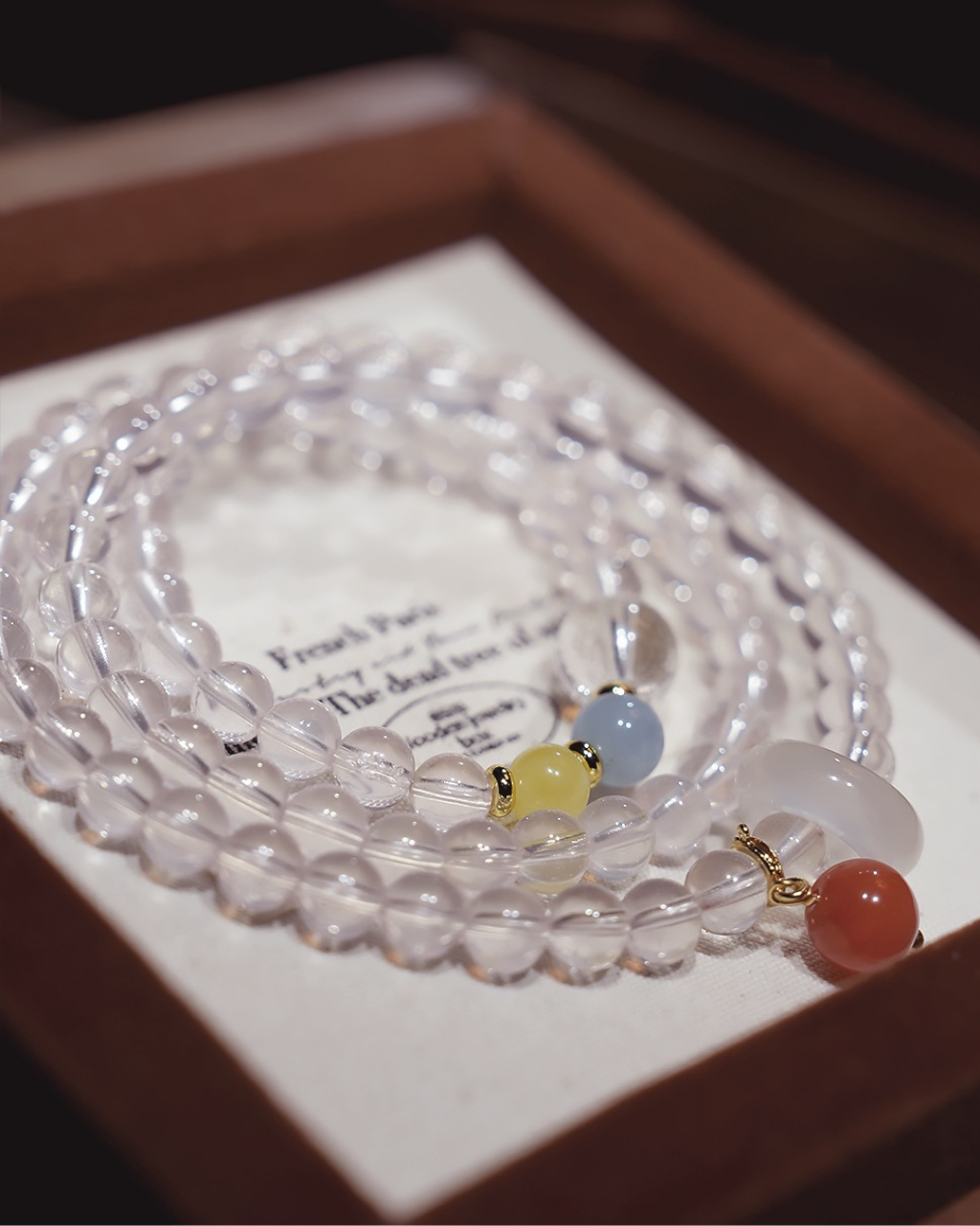 Tie the Knot, Multi-Wrap Clear Quartz Multi-Gem Bracelet, Find Your People