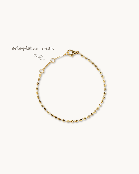 Layering Series, Glow, Gold-Plated Bracelet, Brighten Your Stack