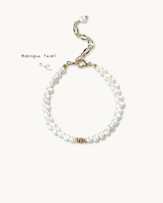 Everluck Baroque Pearl Bracelet, Soul Nourish
