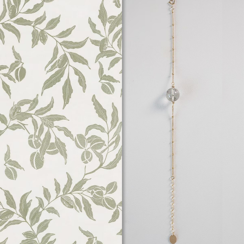 Chain Bracelet | Pearl of Palm – Green Phantom for Career & Official Wealth