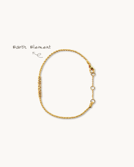 Handwoven Cord Series, Golden Era Bracelet, Daily Prosperity
