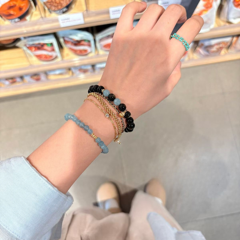 Bracelet | Wrist Galaxy – Aquamarine for Health & Inner Calm