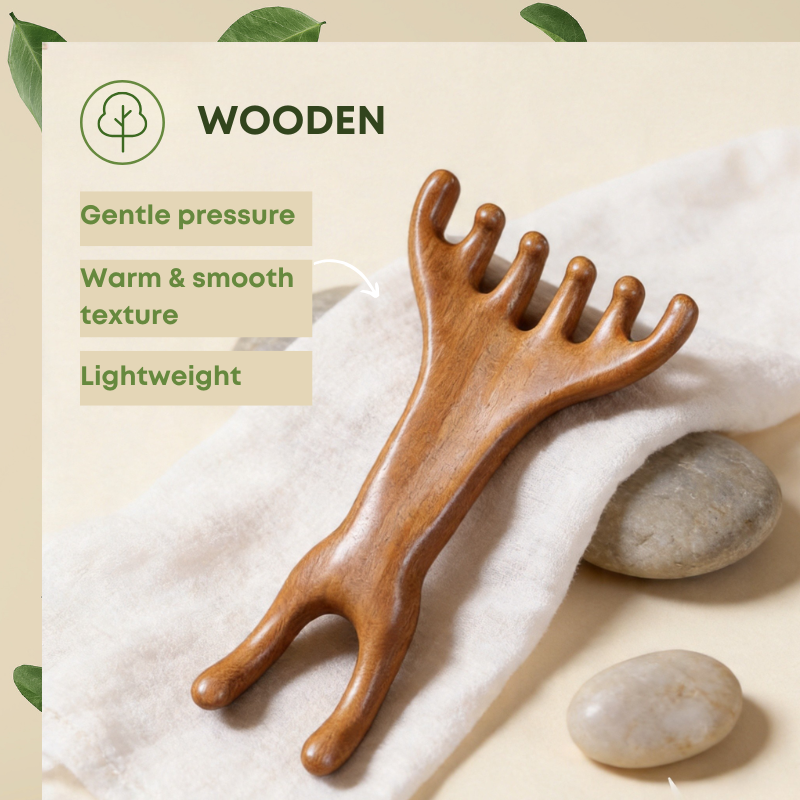 Natural Wood Massage Tools