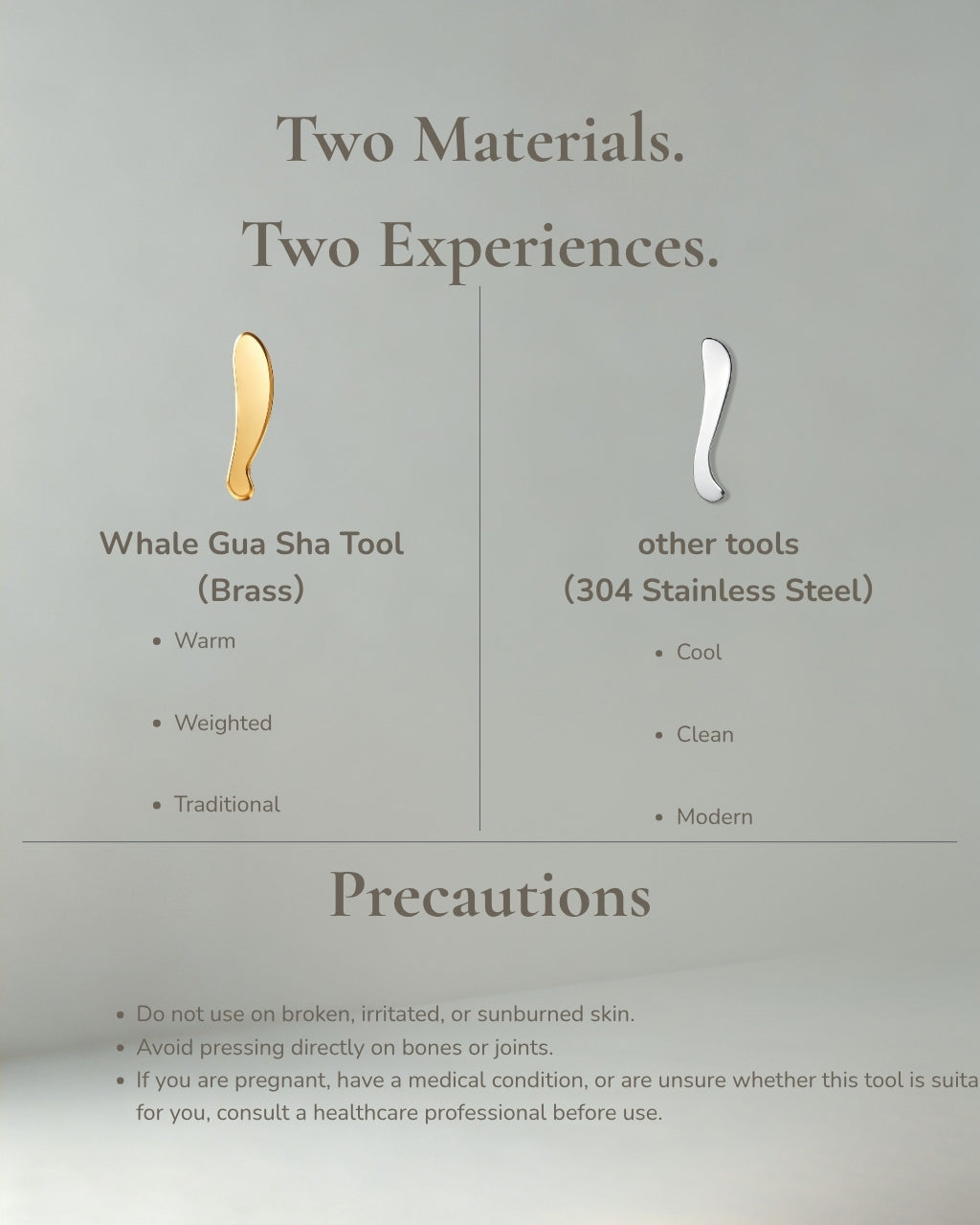 Stainless Steel S-Curve Gua Sha Tool