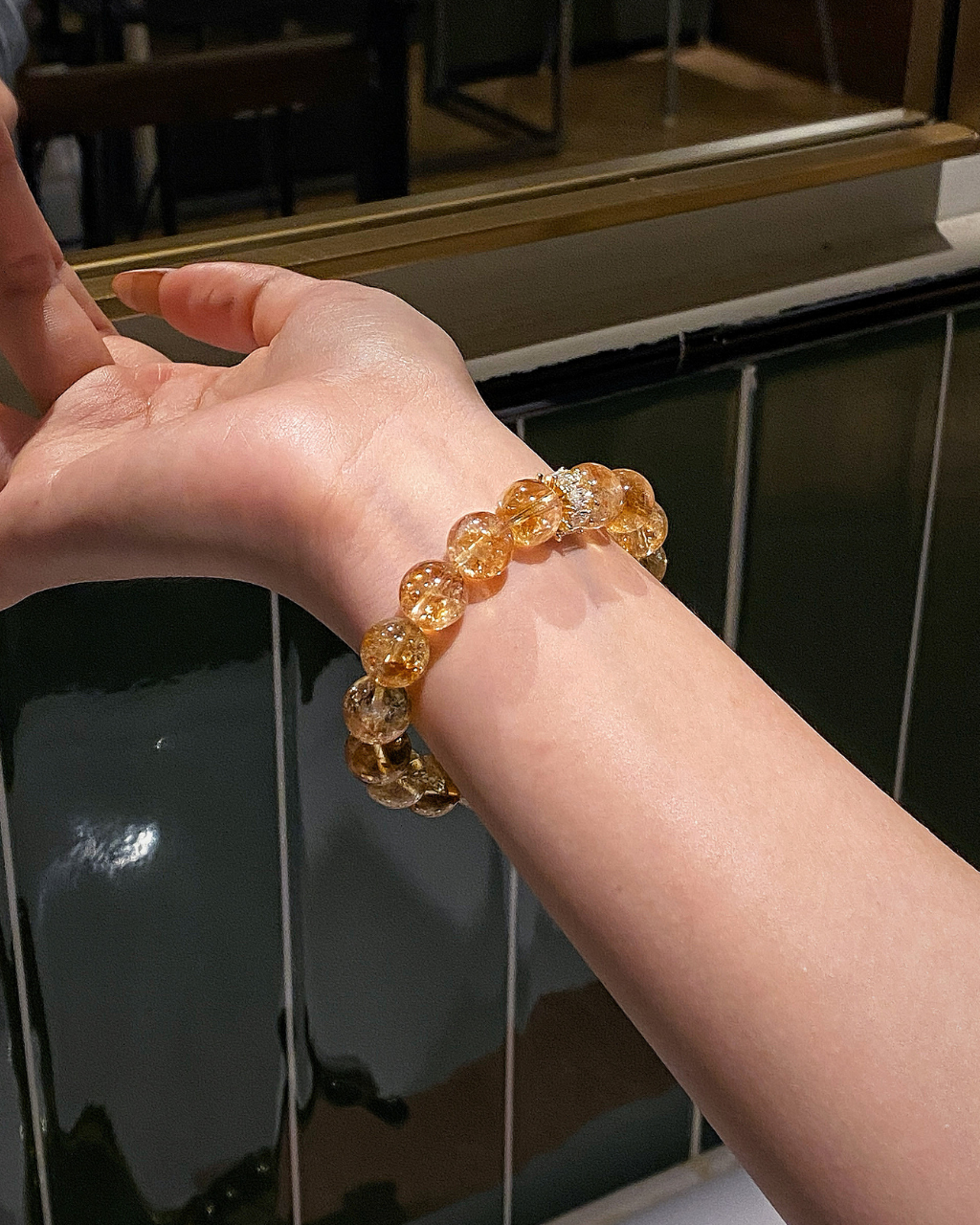Golden Breeze, Citrine Bracelet, Attract Financial Flow