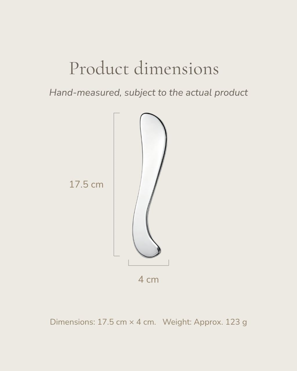 Stainless Steel S-Curve Gua Sha Tool
