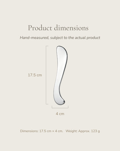 Stainless Steel S-Curve Gua Sha Tool