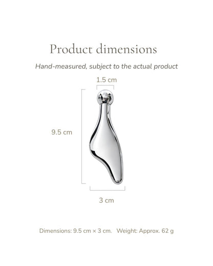 Stainless Steel Roller & Fishtail Gua Sha Tool