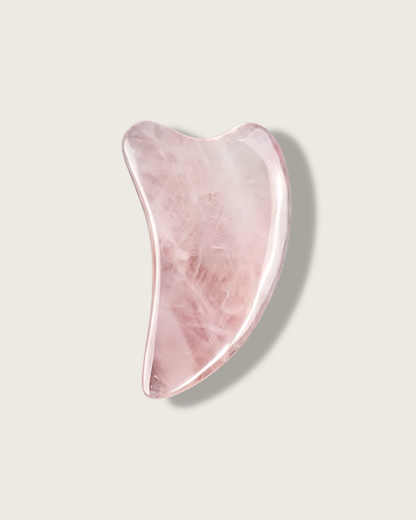 Large Crystal Gua Sha Board - Rose Quartz