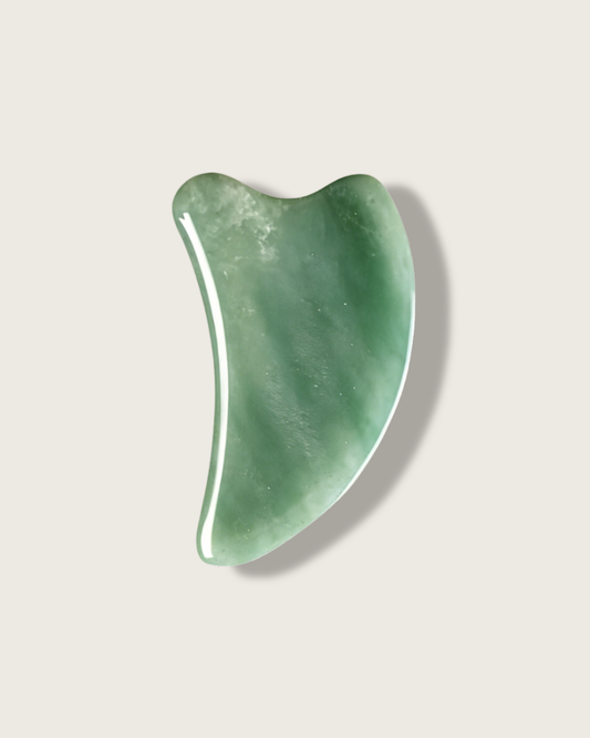 Large Jade Gua Sha Board - Green Aventurine
