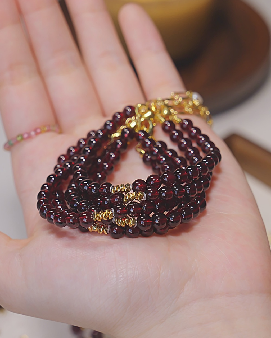 Everluck Garnet Bracelet, Women's Luck