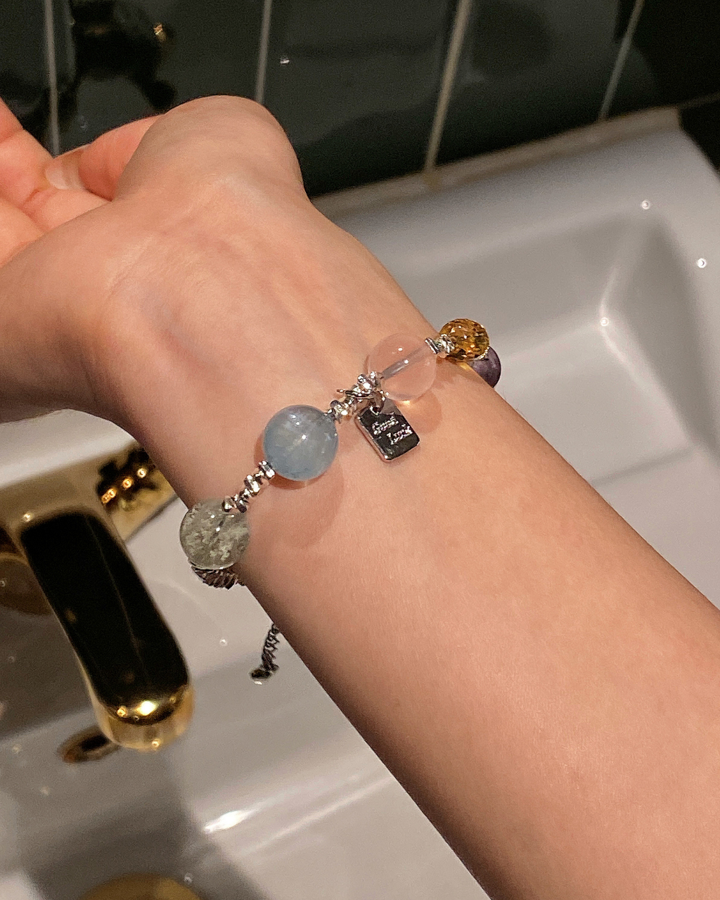 Summer Dopamine, Mixed Crystal Bracelet, Boost Your Mood