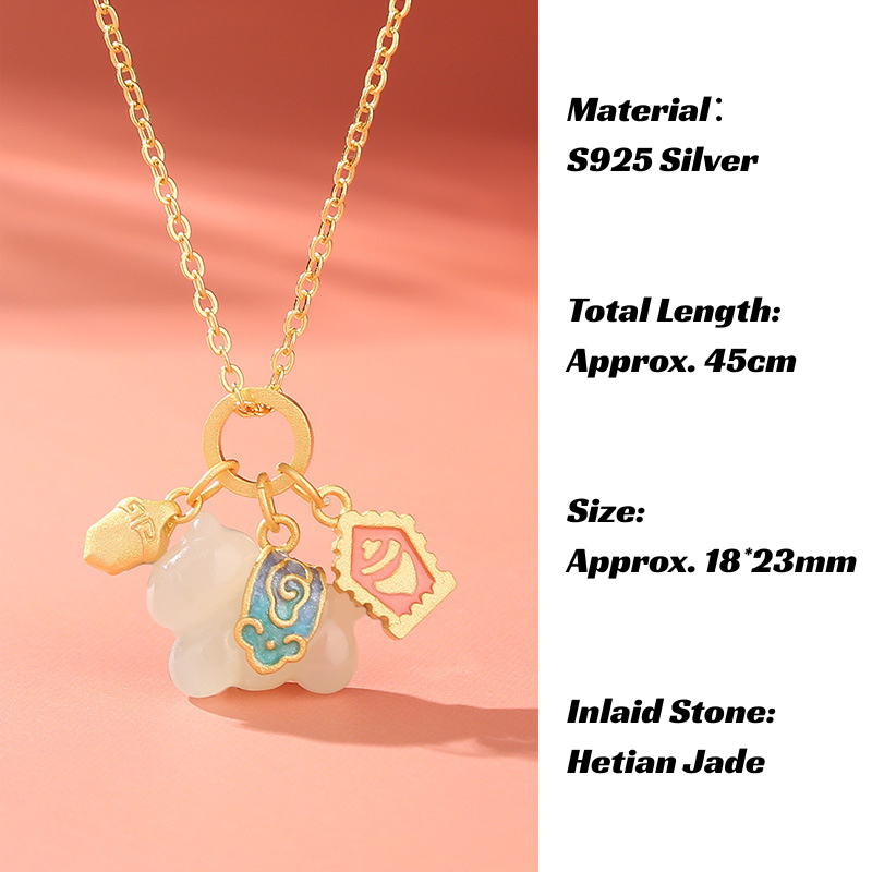 Necklace｜2026 Horse Zodiac Silver Pendant for Protection & Luck