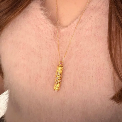 Gold-Plated 925 Silver｜Iris Magic Wand Jewelry Set (Necklace+Bracelet)