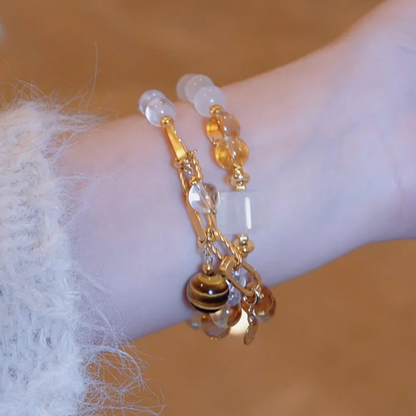 2026 Leo Double-Wrap Bracelet | Grounding Stone Tiger Eye