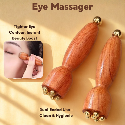 Eye Massage Roller - Tool for Face, Puffiness & Acupressure