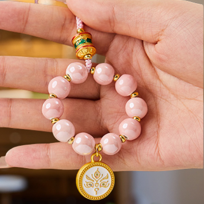 Five Roads Wealth Gods Incense Ash Porcelain Charm