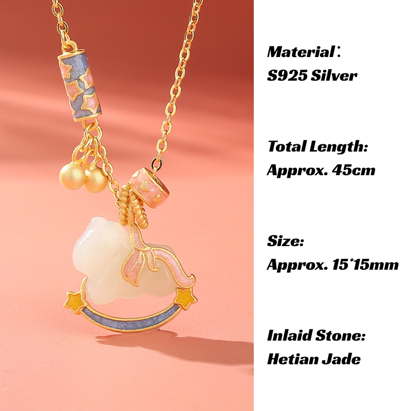 Necklace｜2026 Horse Zodiac Silver Pendant for Protection & Luck