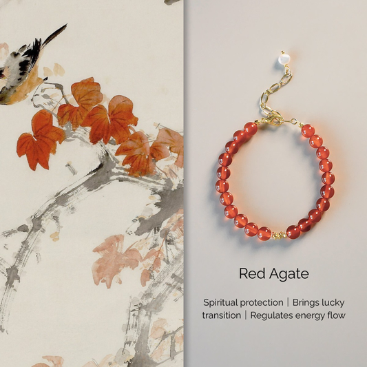 Bracelet | Wrist Galaxy – Red Agate for Protection & Vitality