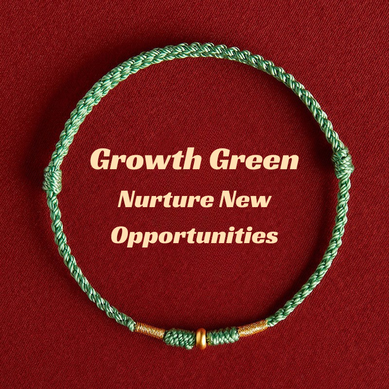 Red String Bracelet｜Ben Ming Nian with Abacus Bead - Good Luck, Smooth Path & Protection