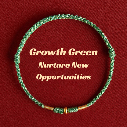 Red String Bracelet｜Ben Ming Nian with Abacus Bead - Good Luck, Smooth Path & Protection