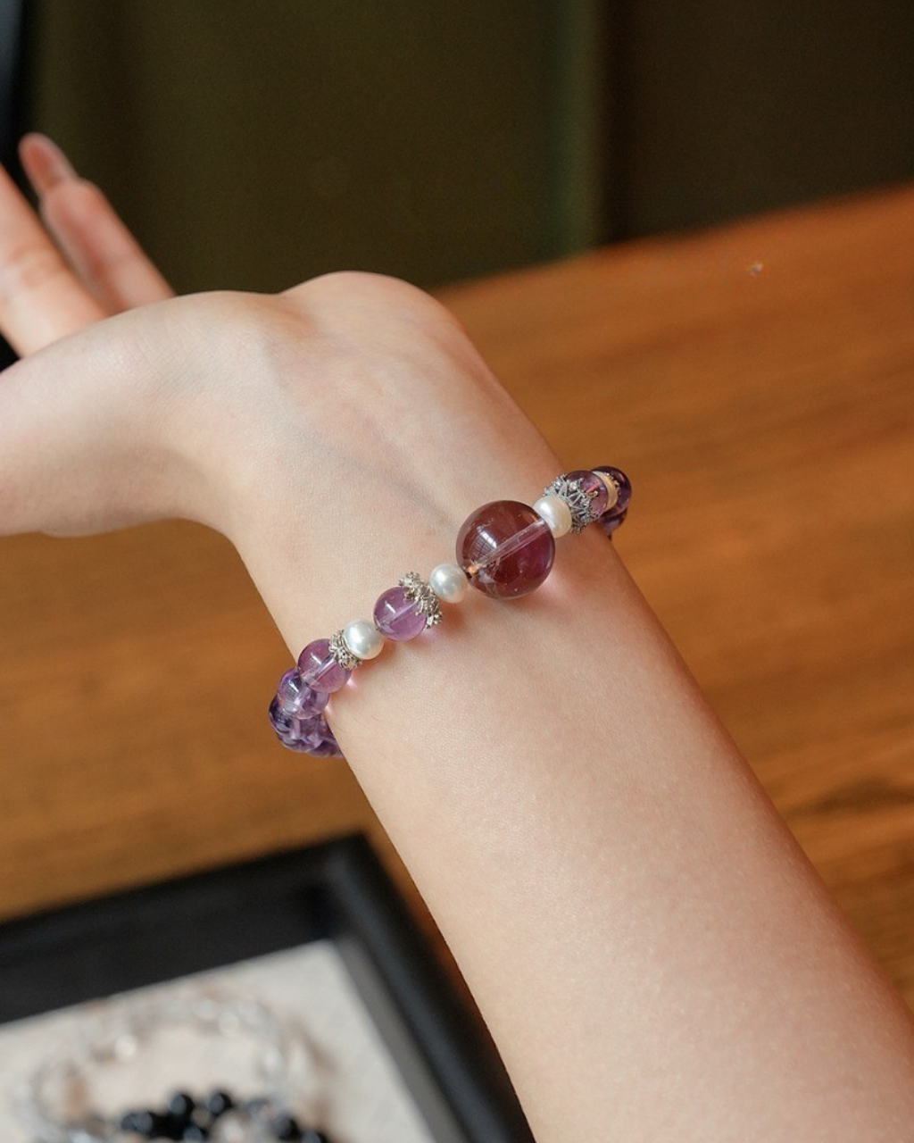 Bright Future, Amethyst & Pearl Bracelet, Sharpen Your Focus