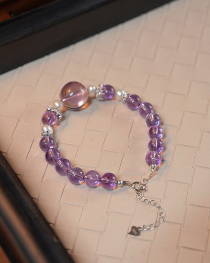 Bright Future, Amethyst & Pearl Bracelet, Sharpen Your Focus