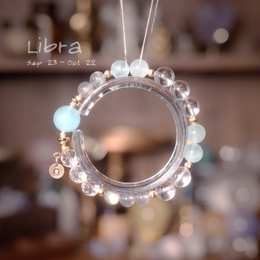 2026 Libra Bracelet | Protection Stone Aquamarine