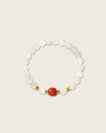 Light & Ember, Moonstone Bracelet, Bring Gentle Flow