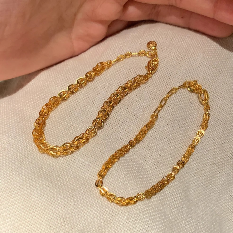 Gold-Plated 925 Silver｜ Phoenix Tail Ring Bracelet