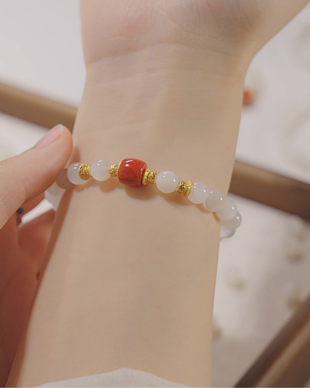 Light & Ember, Moonstone Bracelet, Bring Gentle Flow