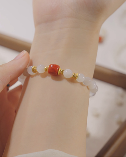 Light & Ember, Moonstone Bracelet, Bring Gentle Flow