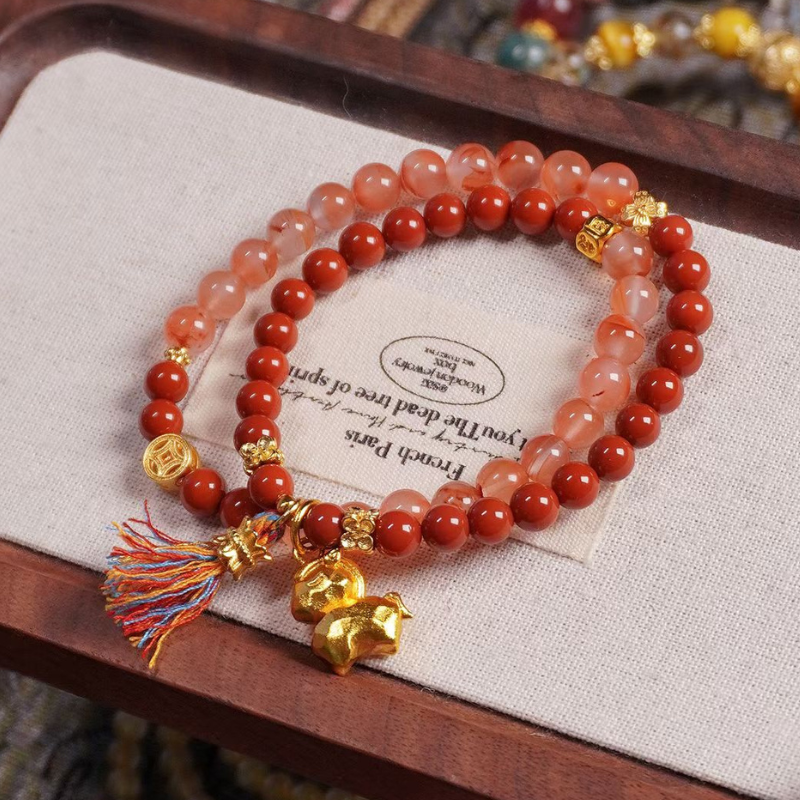 Double-wrap Bracelet｜Red Horse Gold Fortune 2026 Ben Ming Nian