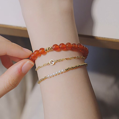 Bracelet | Wrist Galaxy – Red Agate for Protection & Vitality