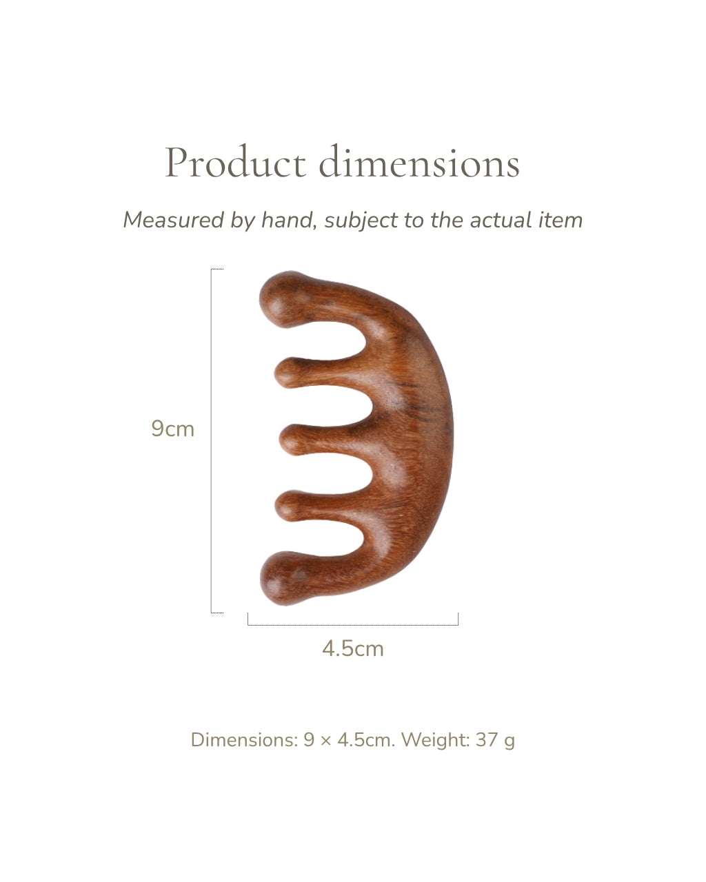 Five-Tooth Scalp Massage Comb