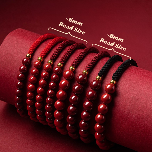 Red String Bracelet｜9-Layer Vajra Knot Cinnabar for Protection & Negative Energy Cleansing